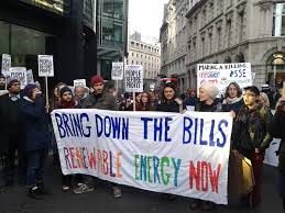 Protest against the big energy companies; Fuel Poverty Action