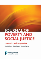Journal of Poverty and Social Justice front cover