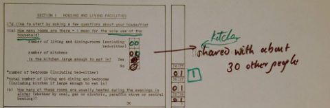 marginal note adding in numbers sharing the kitchen - 5-25-2222